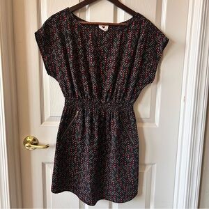 One Clothing Red Dot Dolman Sleeve Mini Sundress